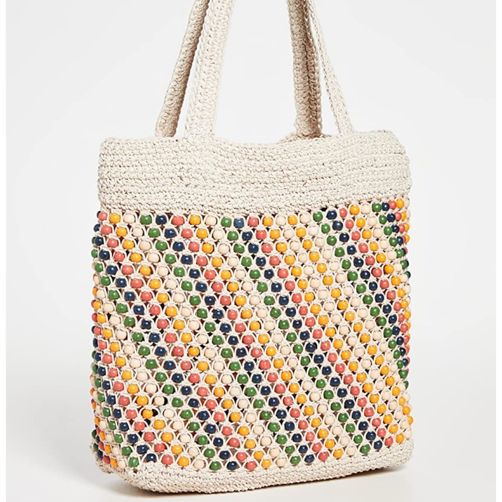 Madewell Women's The Beaded Crochet Tote Bag
